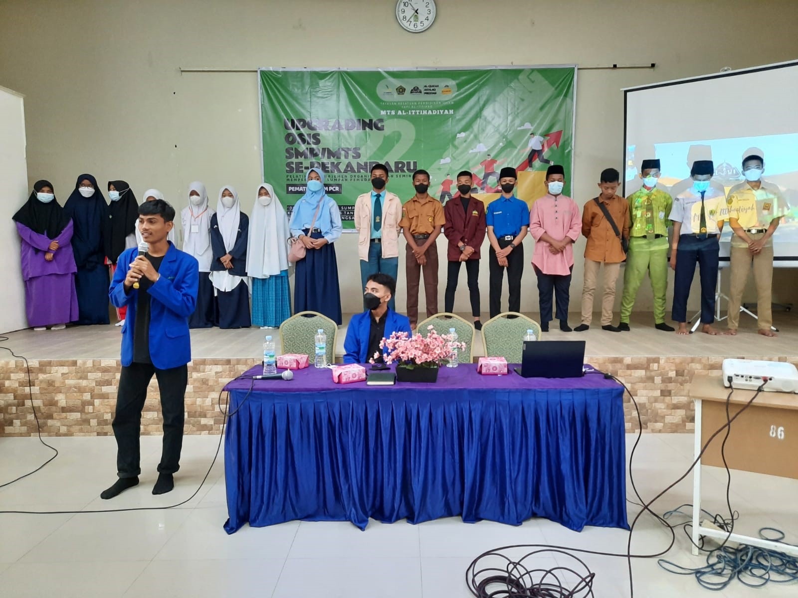 OSIS MTs Al-Ittihadiyah sukses melakukan kegiatan Upgrading Pengurus OSIS SMP/MTs se Kota Pekanbaru